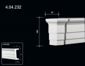 4.04.232  Polyurethane decorative elements