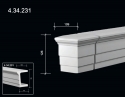 4.34.231  Polyurethane decorative elements