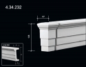 4.34.232  Polyurethane decorative elements