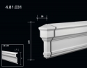 4.81.031  Polyurethane decorative elements