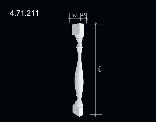 4.71.211 Poliuretāna balustrade