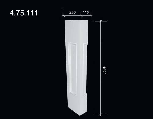 4.75.111 Poliuretāna balustrade