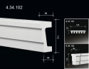  4.34.102  Polyurethane friezes and architraves