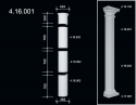 4.16.001  Верхний сектор полуколонны  из полиуретана