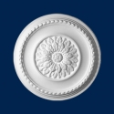 Rosa Polystyrene rosette