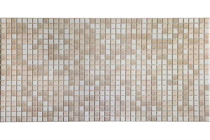 PVC panel TP10009499 Mosaic brown with patterns