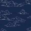 108554 Vintage Cloud Navy oбои