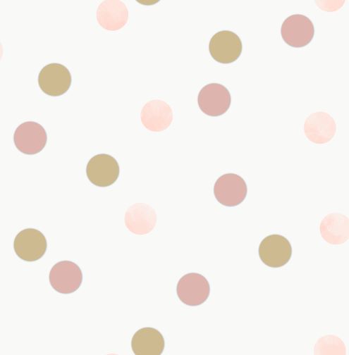 108565 Dotty Polka Pink American Gold wallpaper