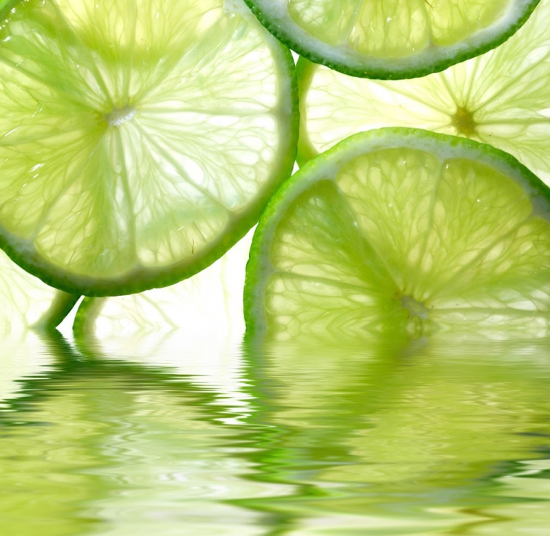 Lime slices