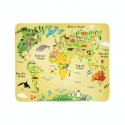 Fleece Blanket Kids Map