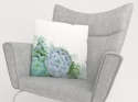 Pillowcase Green Succulent Plants