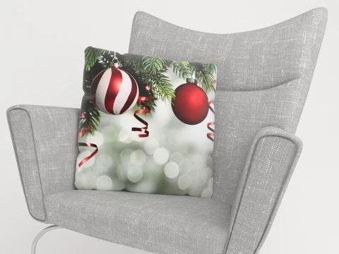 Pillowcase Red Christmas Toys 2