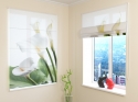 Roman Blind White Callas