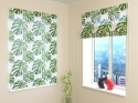 Roman Blind Tropical Palm Leaves