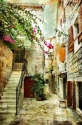 Courtyard in Croatia 