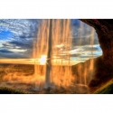 Waterfall in Iceland