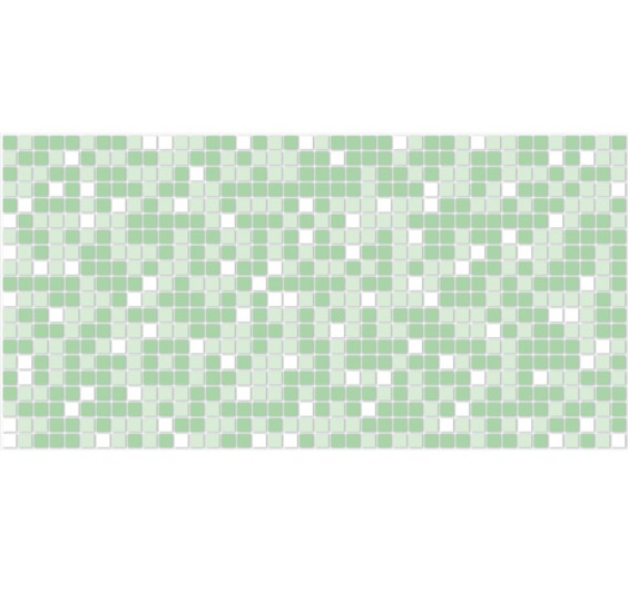 PVC panel TP10014025 Mosaic green