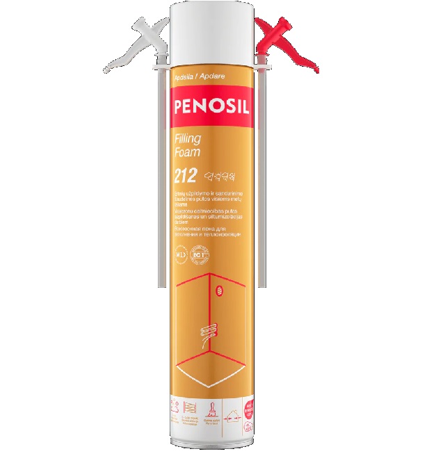 PENOSIL Filling Foam 212 полиуретановая пена с трубочкой-аппликатором 650 ml