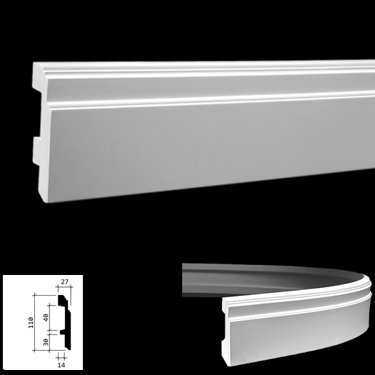 1.53.101 Polyurethane floor plinth