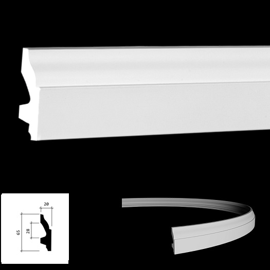 1.53.111 Poliuretāna grīdlīstes