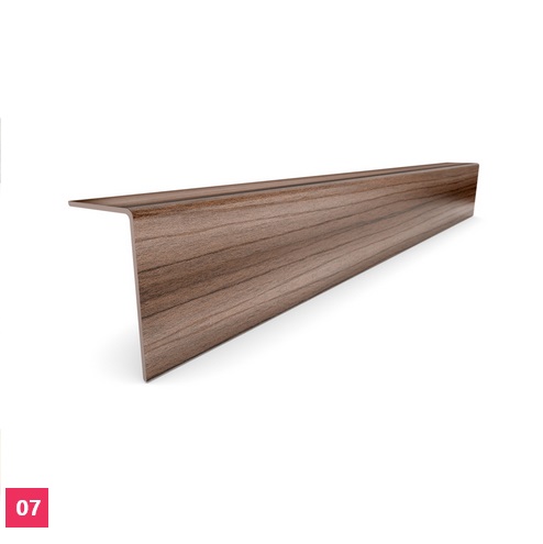 ERMA PVC profile 07 -   mahogany