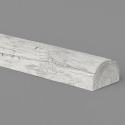Polyurethane round wood beam WHITE