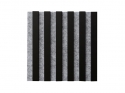Реечная панель WL серый войлок – матовый черный