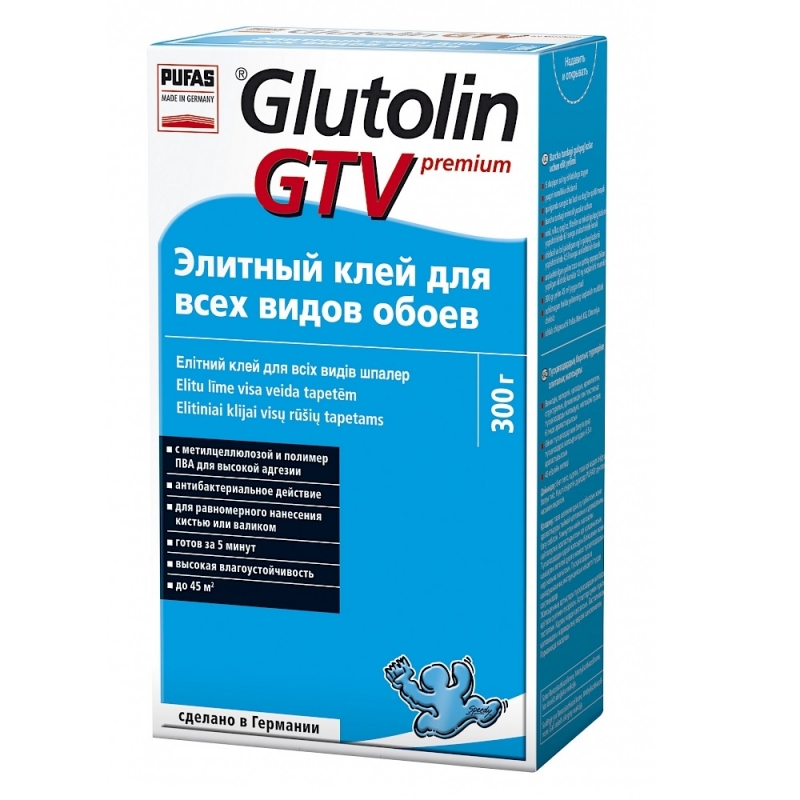 GLUTOLIN GTV Premium Элитный клей для всех видов обоев