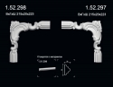 1.52.297 Угловой элемент из полиуретана