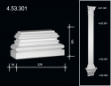 4.53.301 Polyurethane facade pilasters